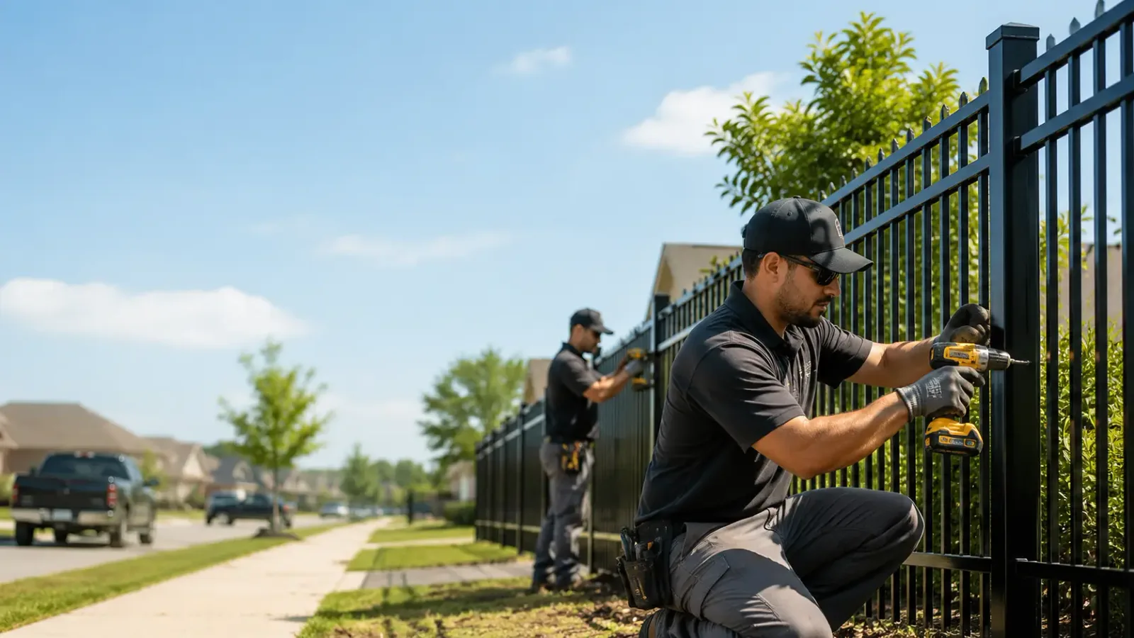 Metal Fence Installation in Pharr, TX